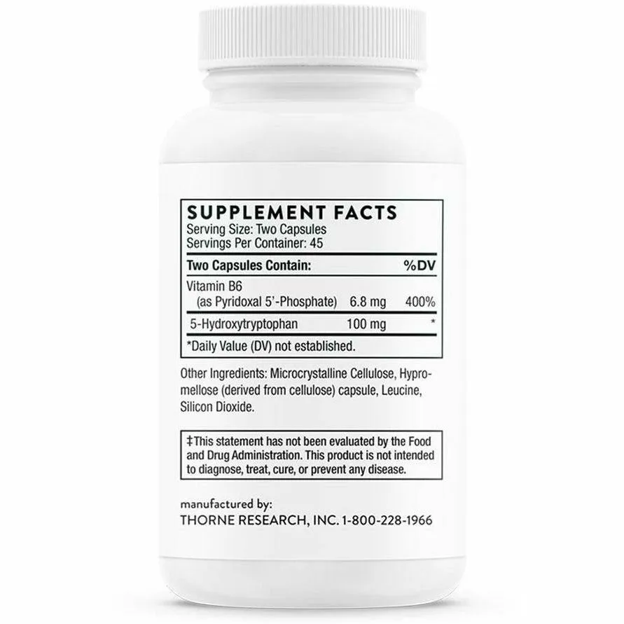 5-Hydroxytryptophan (5-HTP) 90 Vegetarian Capsules by Thorne Research