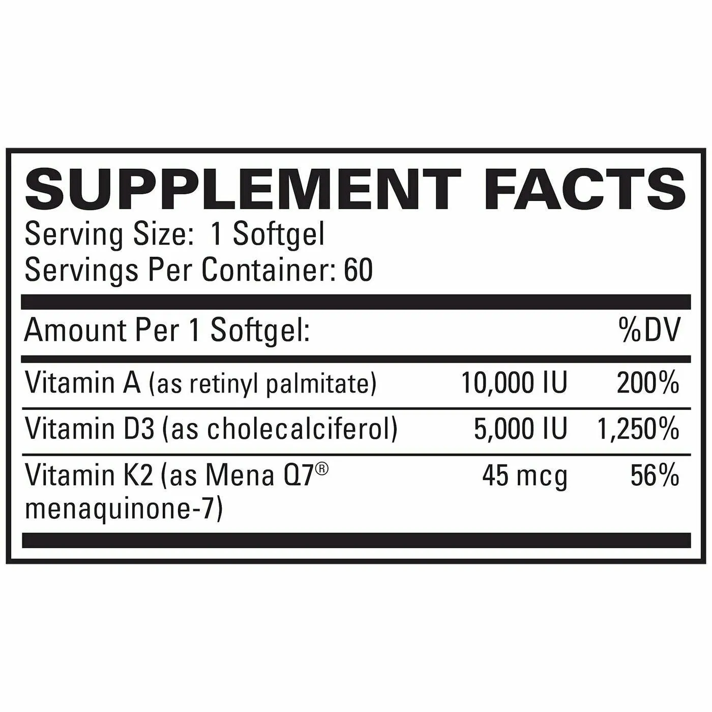 A-D-K2 Cardio Health 60 softgels by EuroMedica