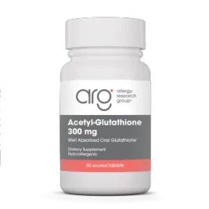 Acetyl Glutathione 300 mg 60 tabs by Allergy Research Group