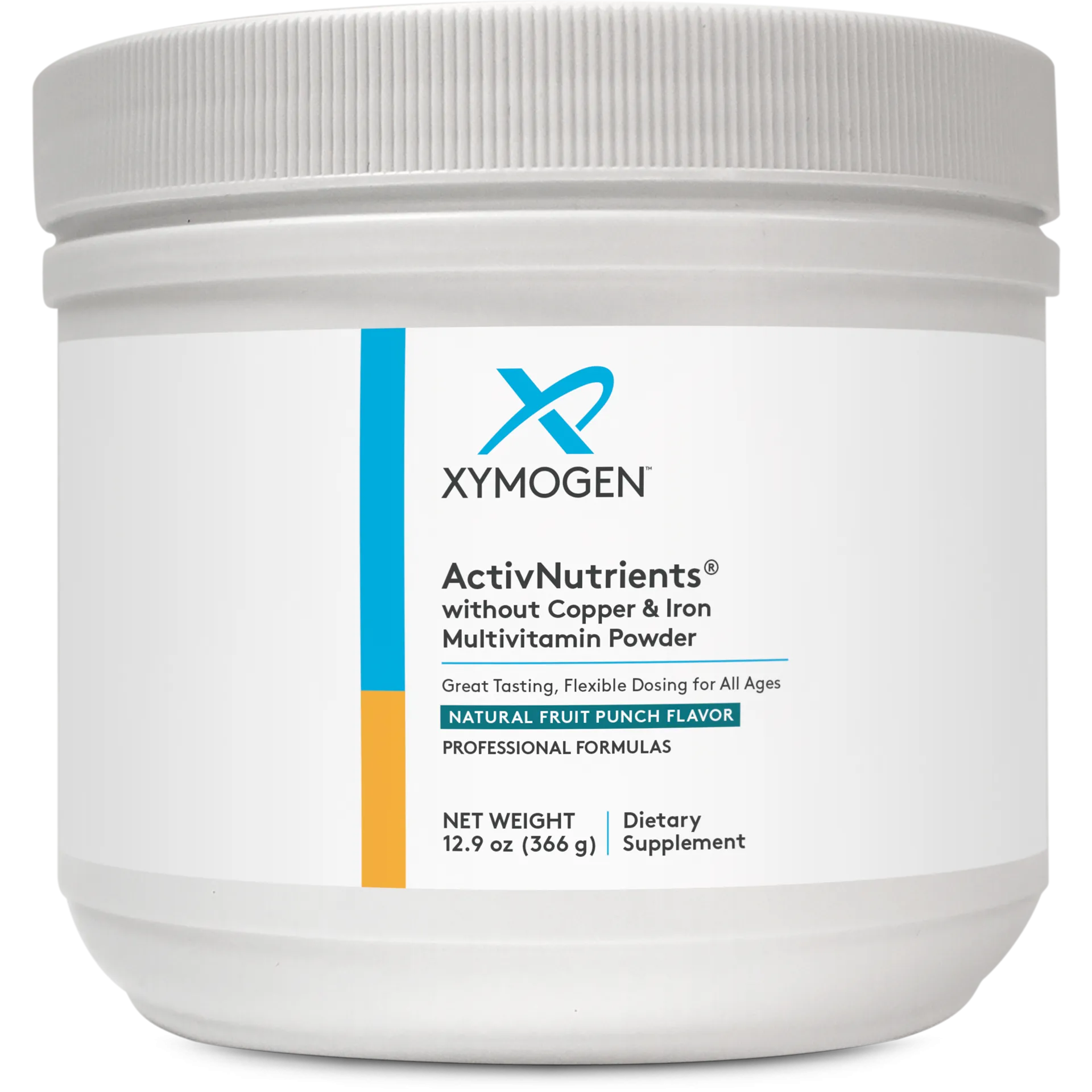 ActivNutrients without Copper & Iron Multivitamin Powder Fruit Punch 60 Servings by Xymogen