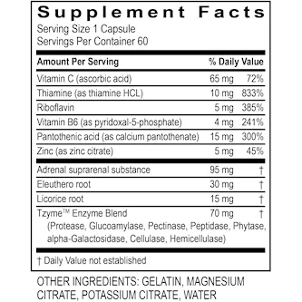 Adrenal Complex 60 caps by Transformation Enzyme