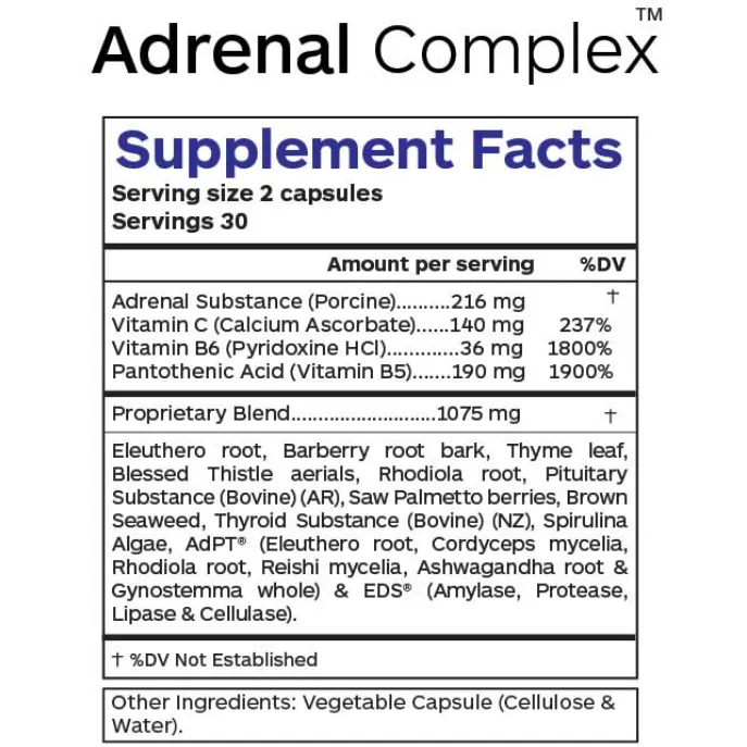 Adrenal Complex 60 vegcaps by Professional Botanicals