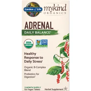 Adrenal Daily Balance Organic 120 vtabs by Garden Of Life