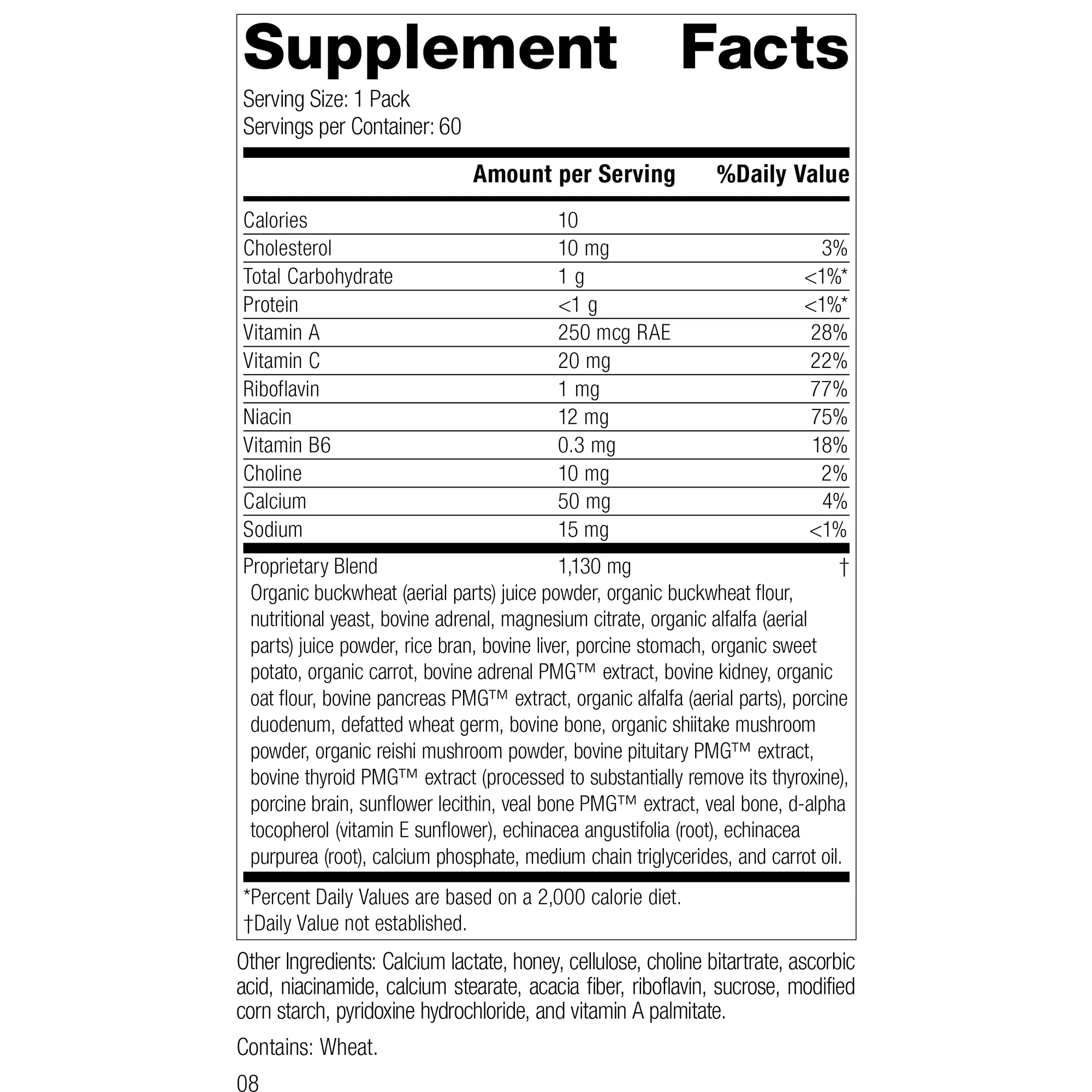 Adrenal Health Pack. 60 Packs