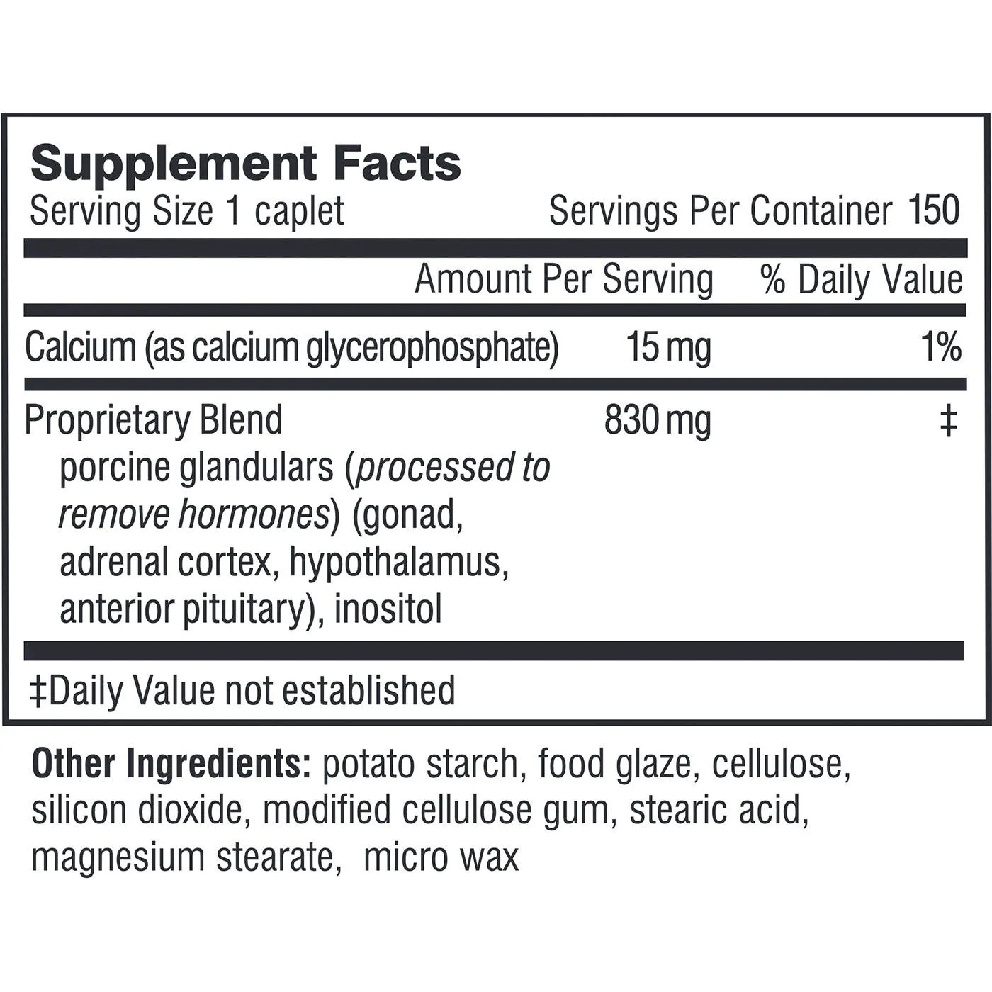 Adrenal Rebuilder 150 caplets by Doctor Wilson's Original Formulations