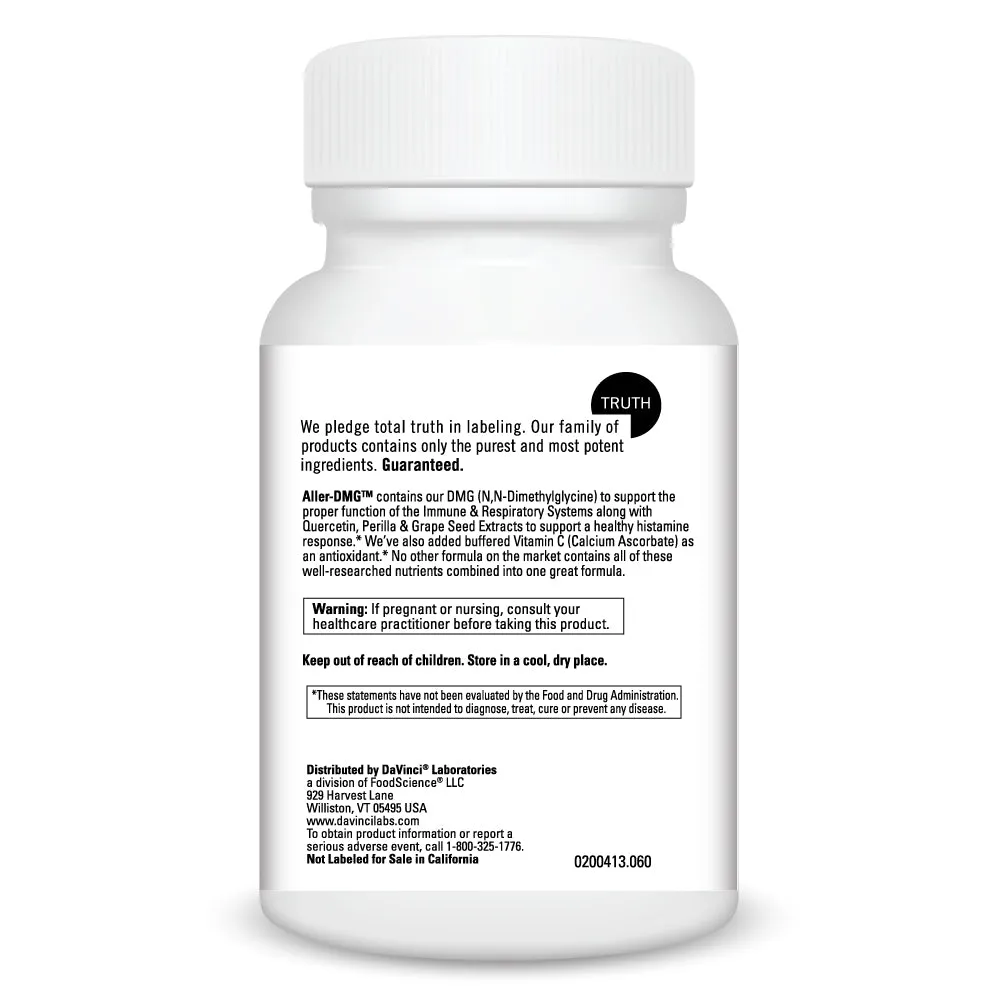 Aller-DMG 60 tabs by Davinci Labs
