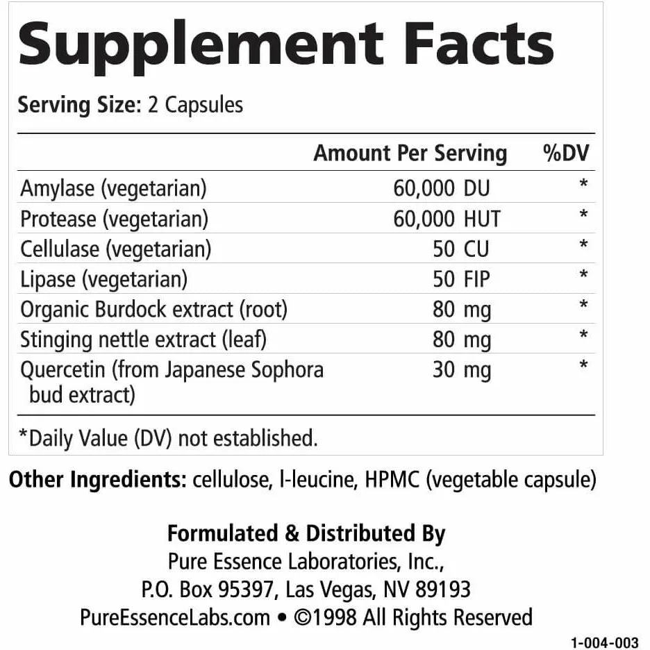AllerFree 60 caps by Pure Essence