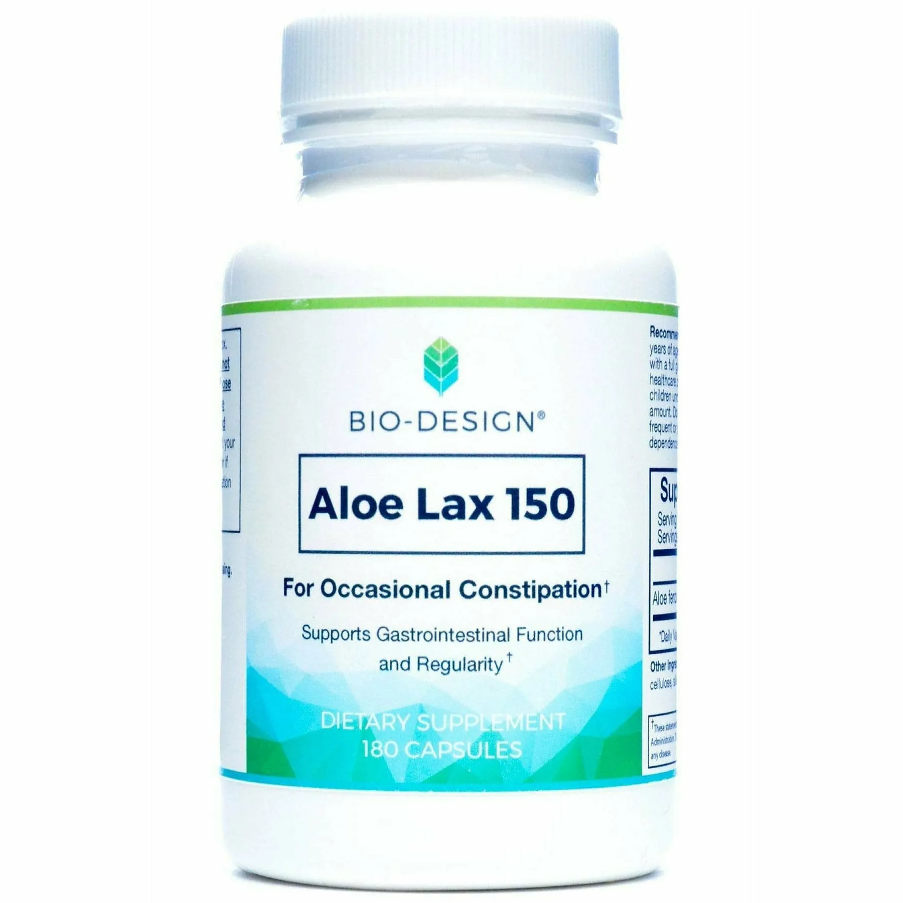Aloe Lax 150 180 caps by Biodesign