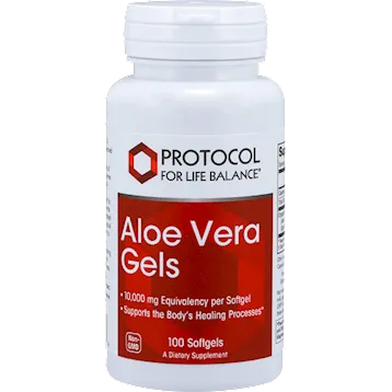Aloe Vera Gels 100 gels by Protocol For Life Balance