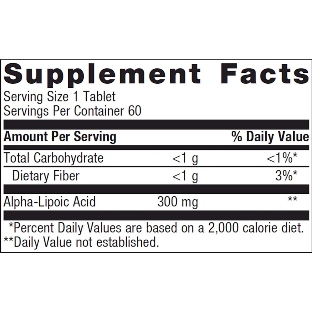 Alpha-Lipoic Acid 300 mg 60 tablets by Metagenics