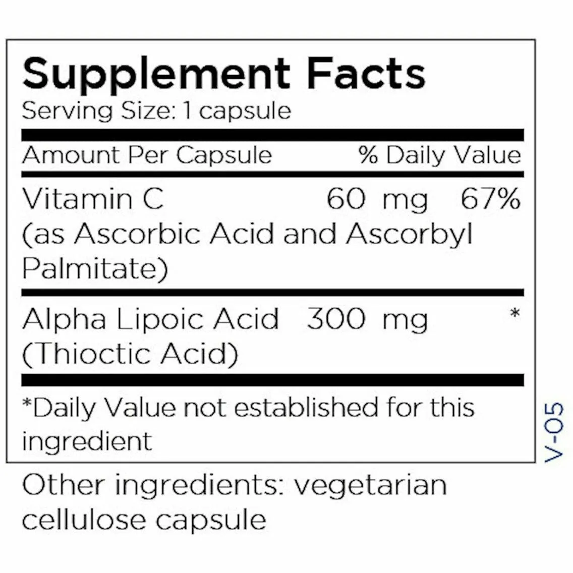 Alpha Lipoic Acid 300mg 90 caps by Metabolic Maintenance