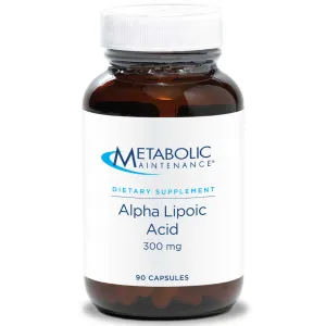 Alpha Lipoic Acid 300mg 90 caps by Metabolic Maintenance