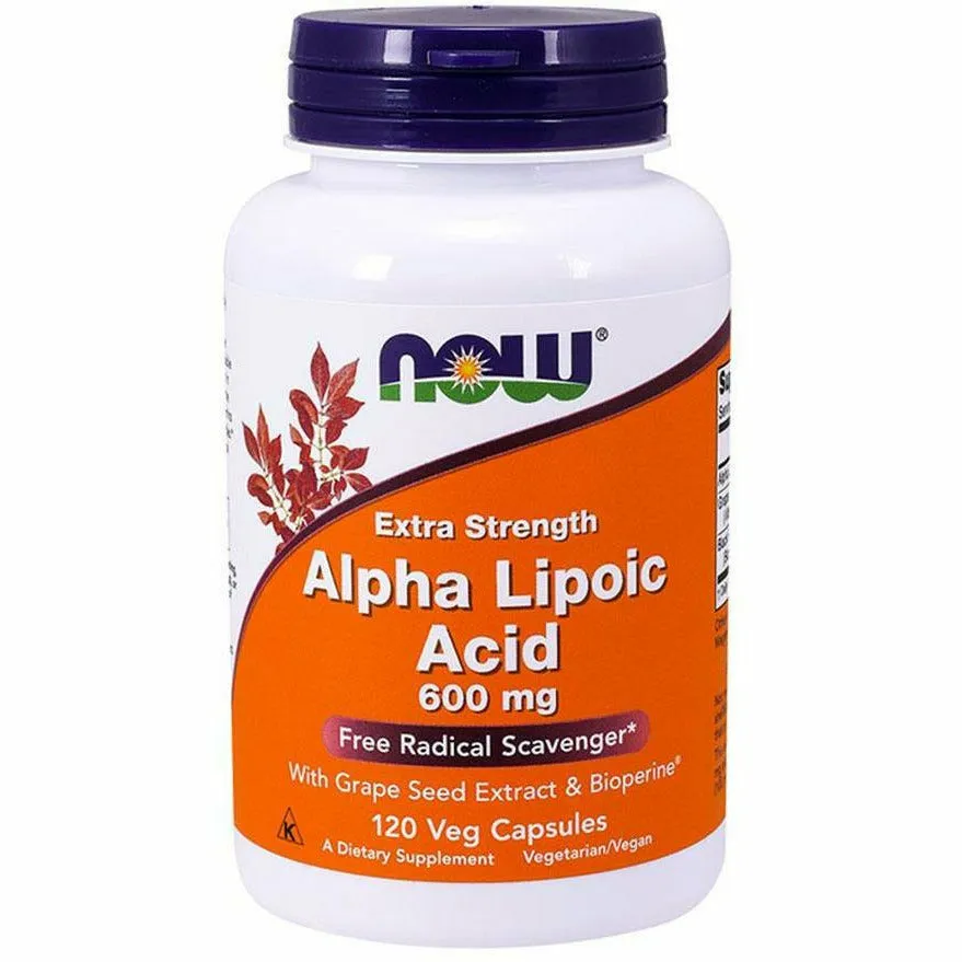 Alpha Lipoic Acid 600 mg 120 vcaps by NOW