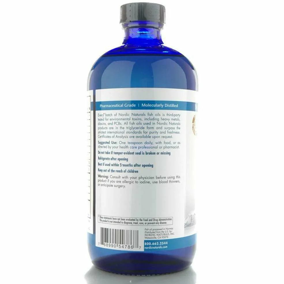 Arctic Cod Liver Oil Orange 16 oz by Nordic Naturals