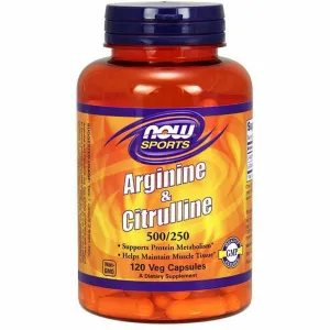 Arginine & Citrulline 120 caps by NOW