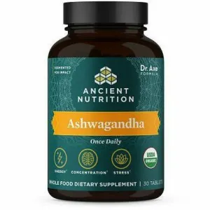 Ashwagandha 30 tabs by Ancient Nutrition