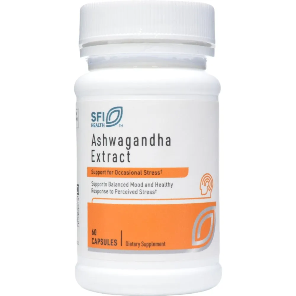 Ashwagandha Extract 60 VCaps by Klaire Labs/SFI Health