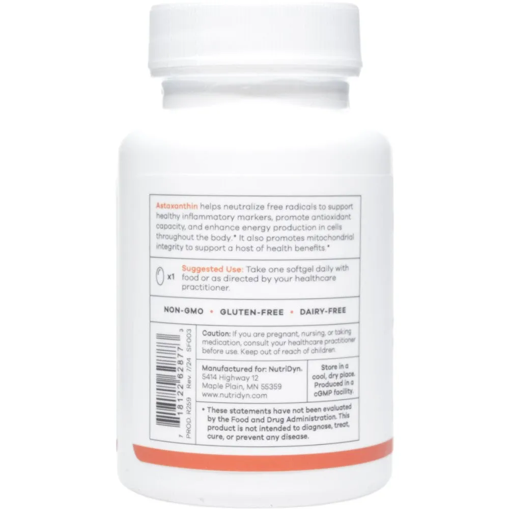 Astaxanthin 60 Softgels by Nutri-Dyn