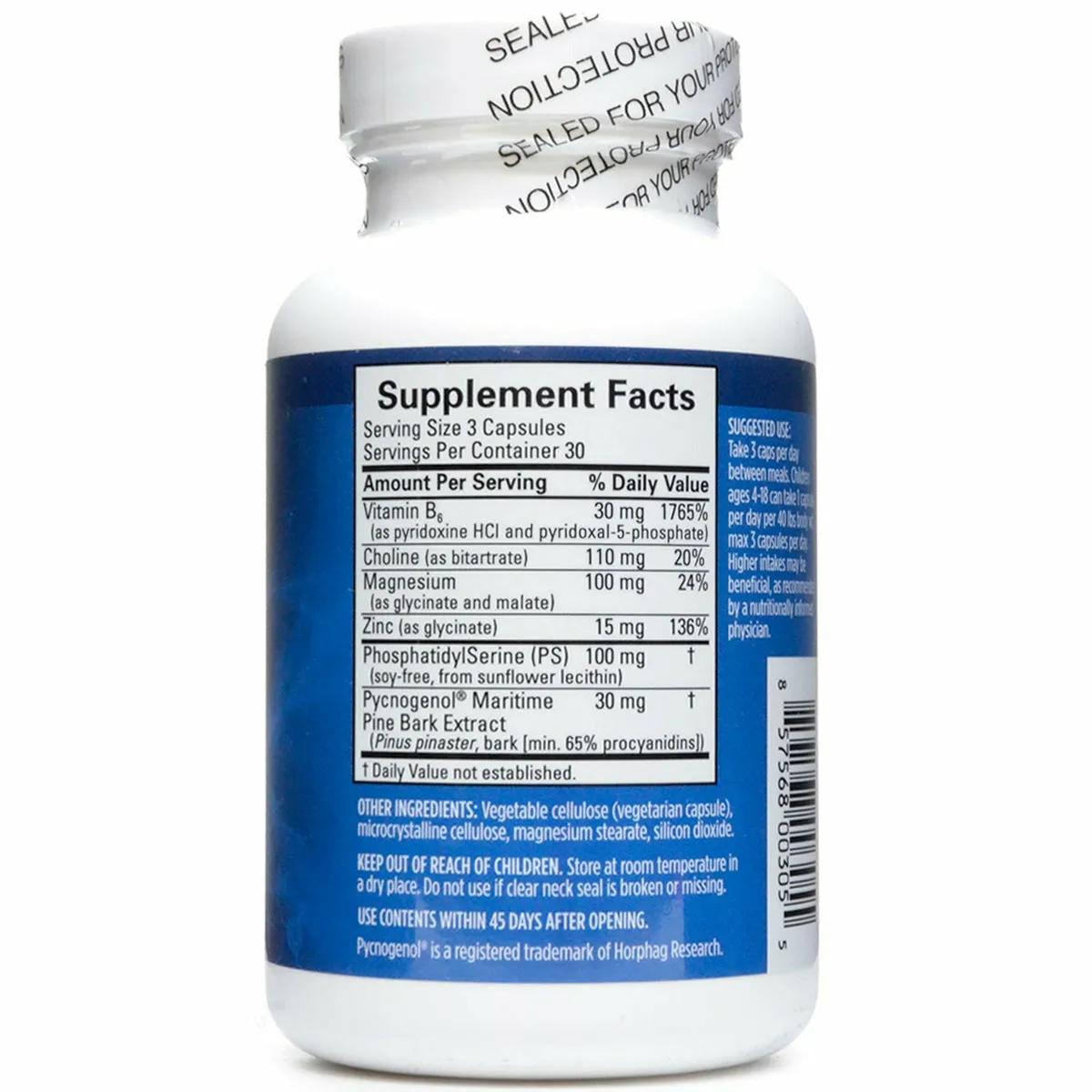 Attention Support 90 caps by BrainMD