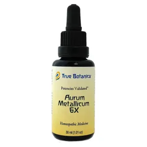 Aurum Metallicum 6X 30 mL by True Botanica