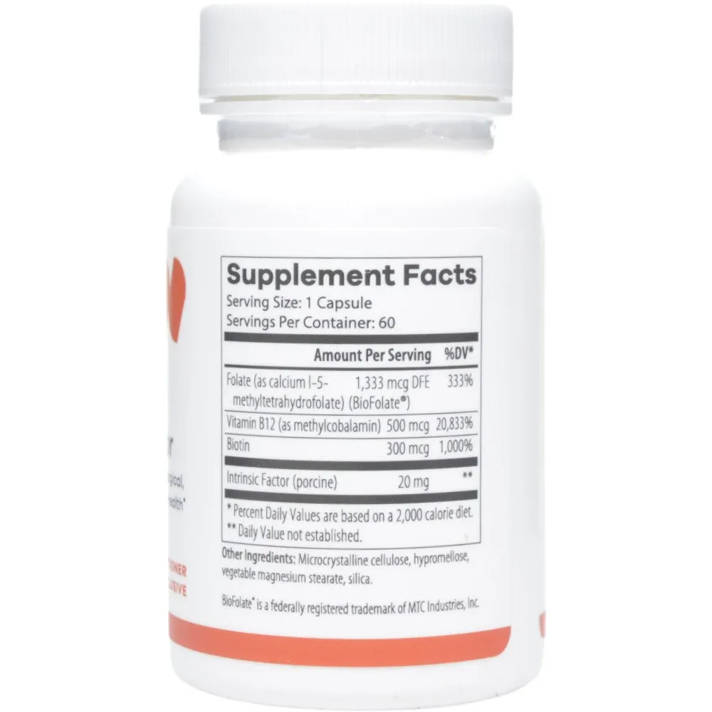 B12 with Intrinsic Factor 60 caps by Nutri-Dyn