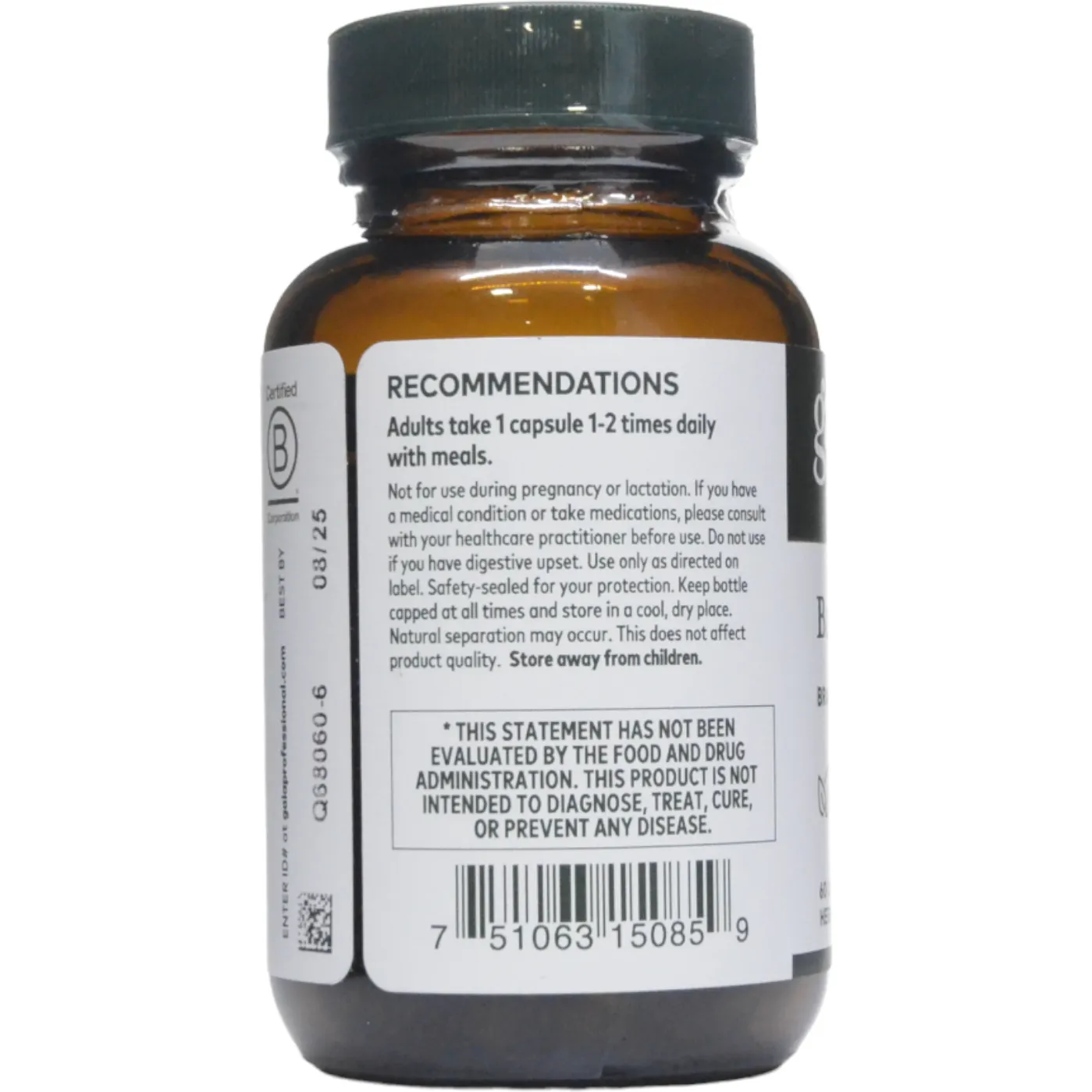 Bacopa 60 Liquid Phyto-Caps by Gaia Herbs Pro