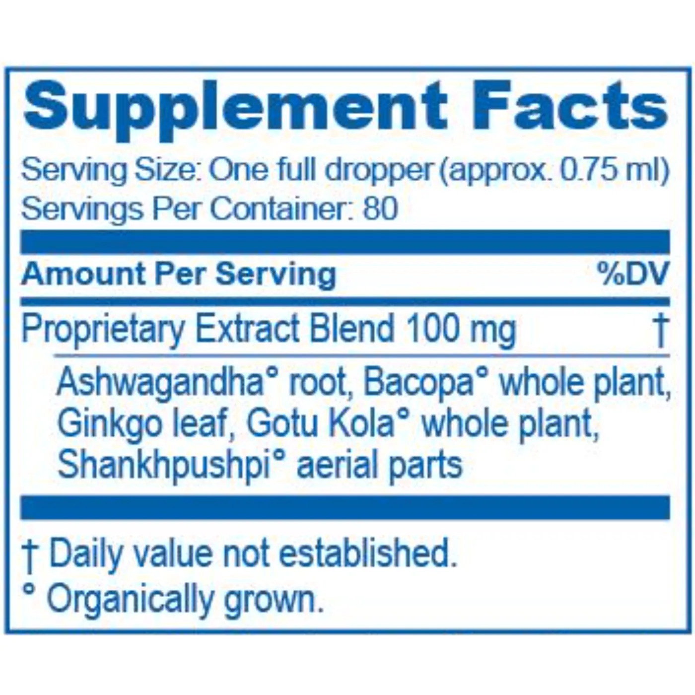 Bacopa Plus Drops 2 oz By Ayush Herbs