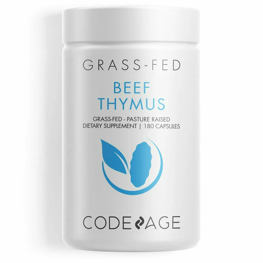 Beef Thymus 180 caps by CodeAge