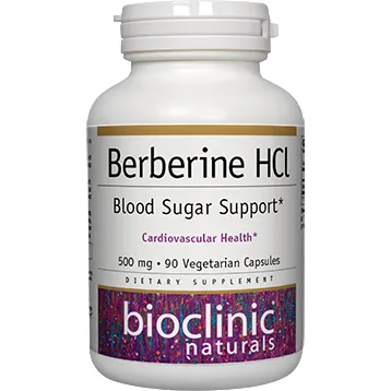 Berberine HCL 90 vegcaps By Bioclinic Naturals