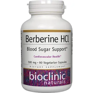 Berberine HCL 90 vegcaps By Bioclinic Naturals