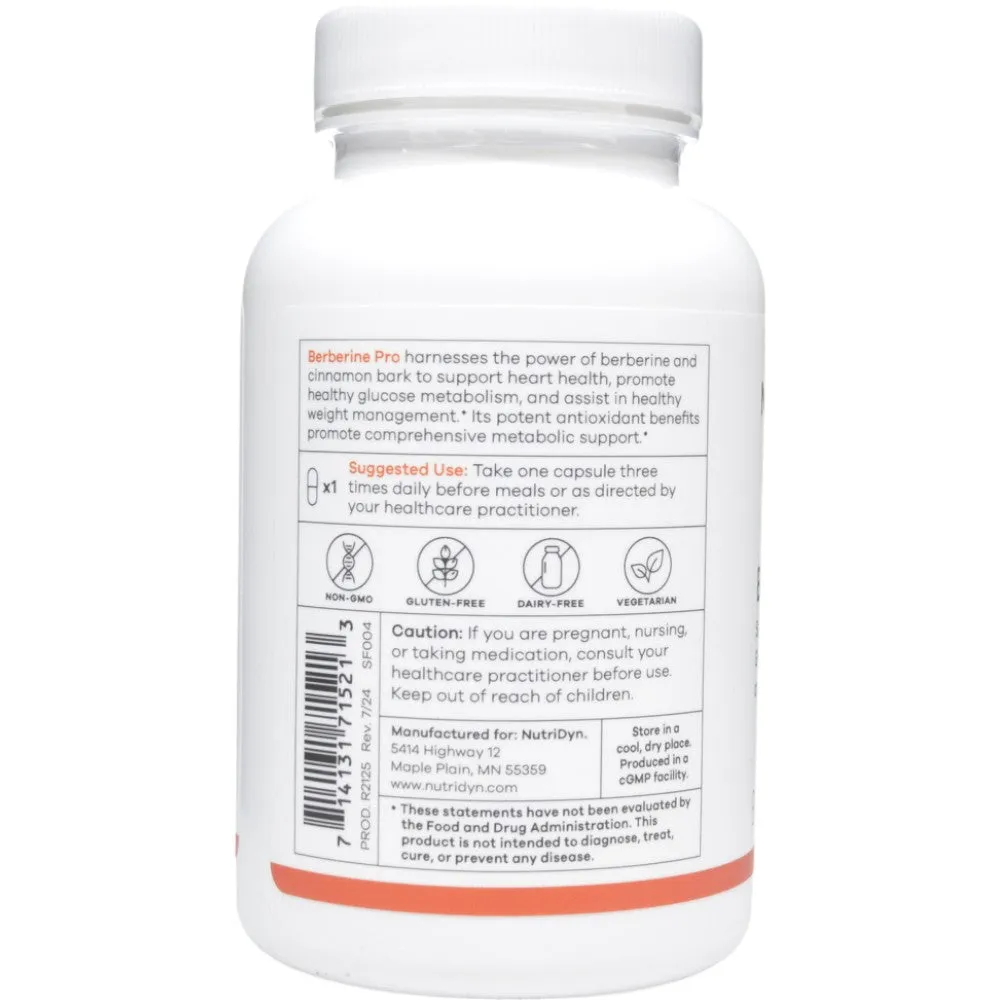 Berberine Pro 90 capsules by Nutri-Dyn