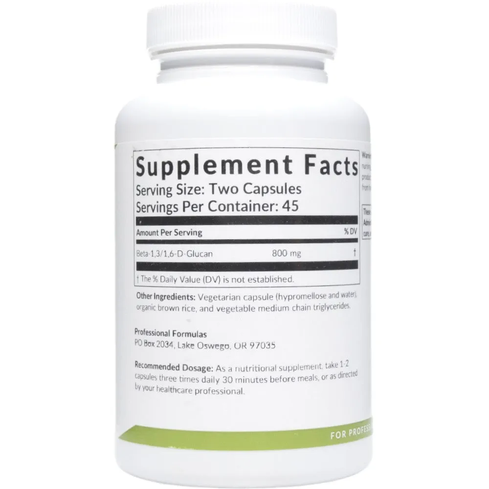 Beta-Glucan 90 capsules by Professional Formulas