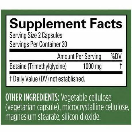 Betaine TMG 60 caps by BrainMD