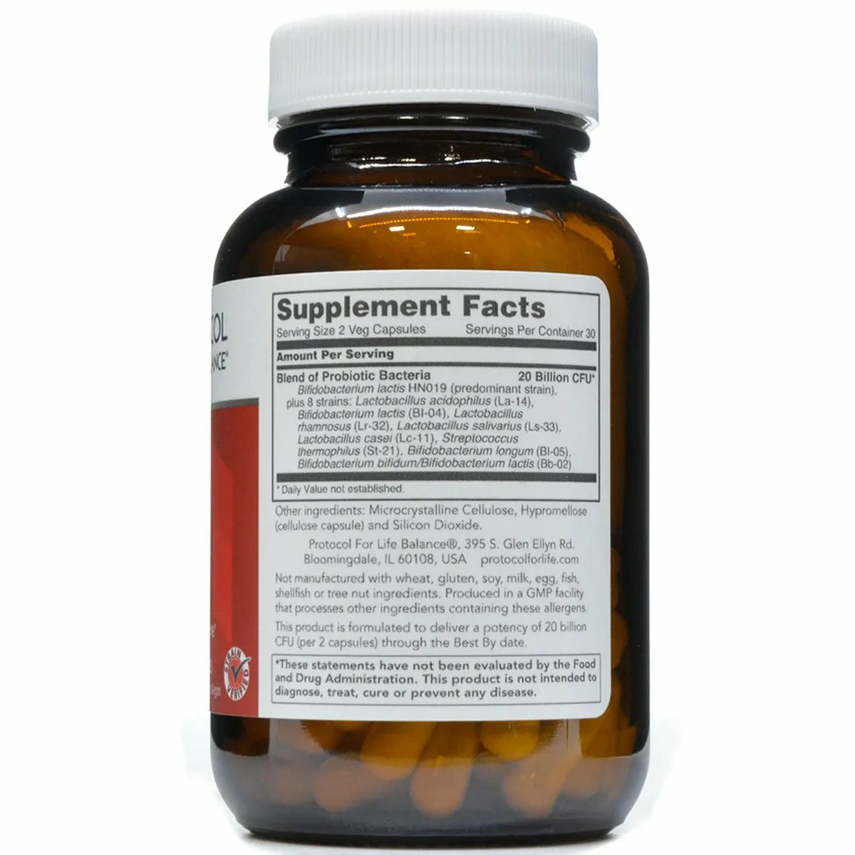 Bifido Digest 60 vcaps by Protocol For Life Balance