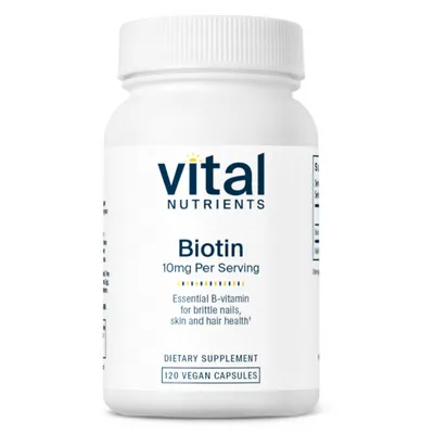 Biotin 10 mg 120 caps by Vital Nutrients