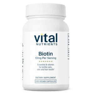 Biotin 10 mg 120 caps by Vital Nutrients