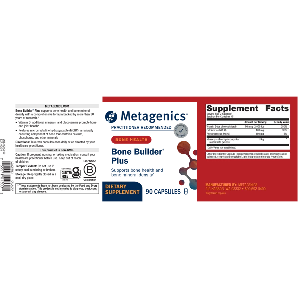 Bone Builder Plus By Metagenics