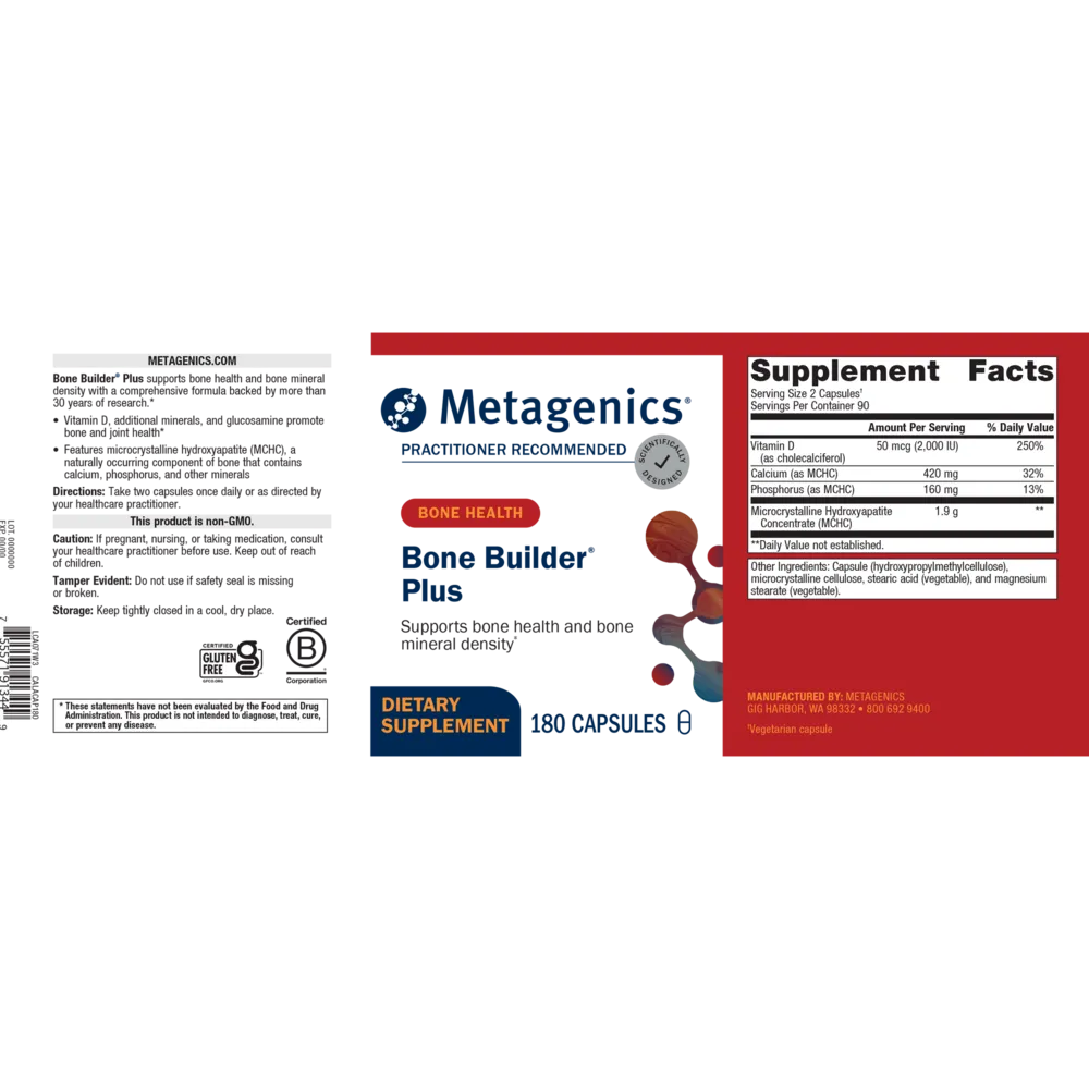 Bone Builder Plus By Metagenics