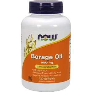 Borage Oil 1000 mg 120 softgels by NOW