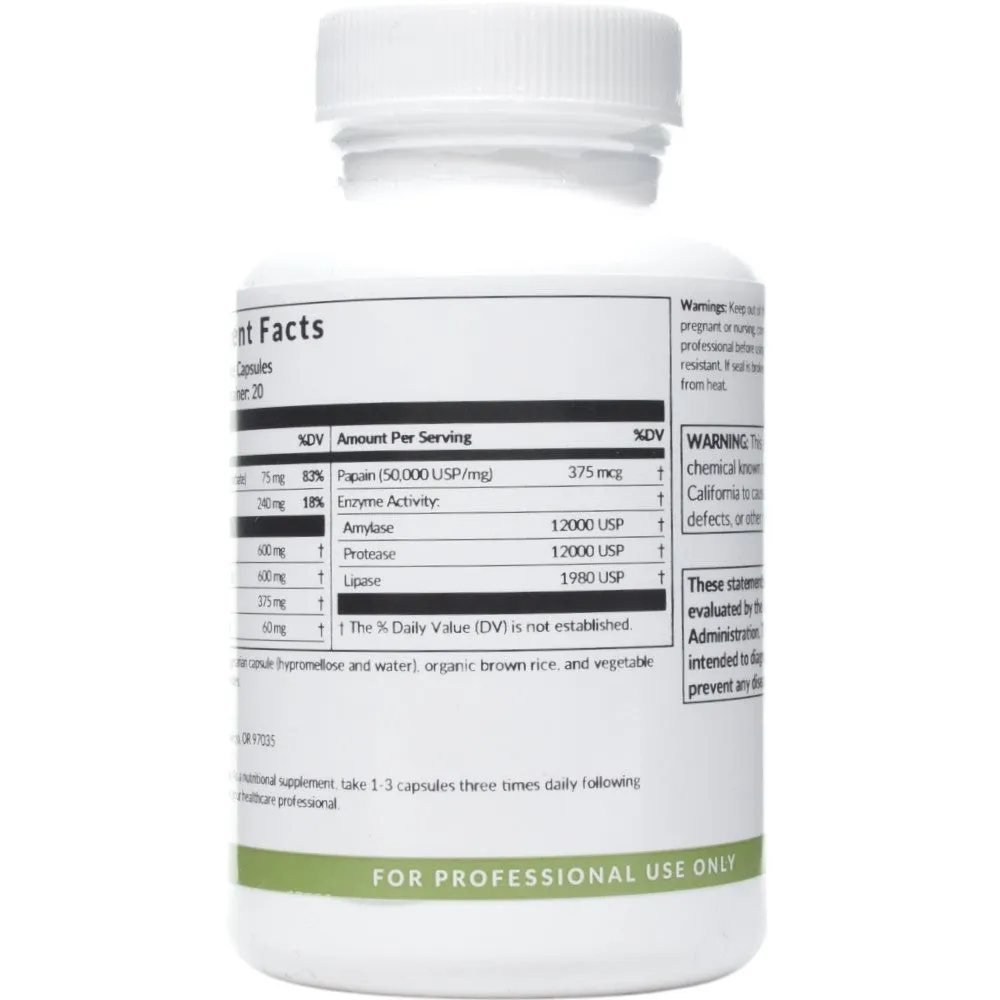 Bromelain Papain 60 caps by Professional Formulas