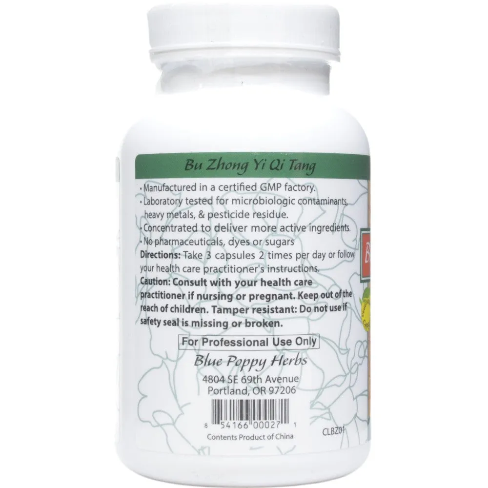 Bu Zhong Yi Qi Tang 120 capsules by Blue Poppy