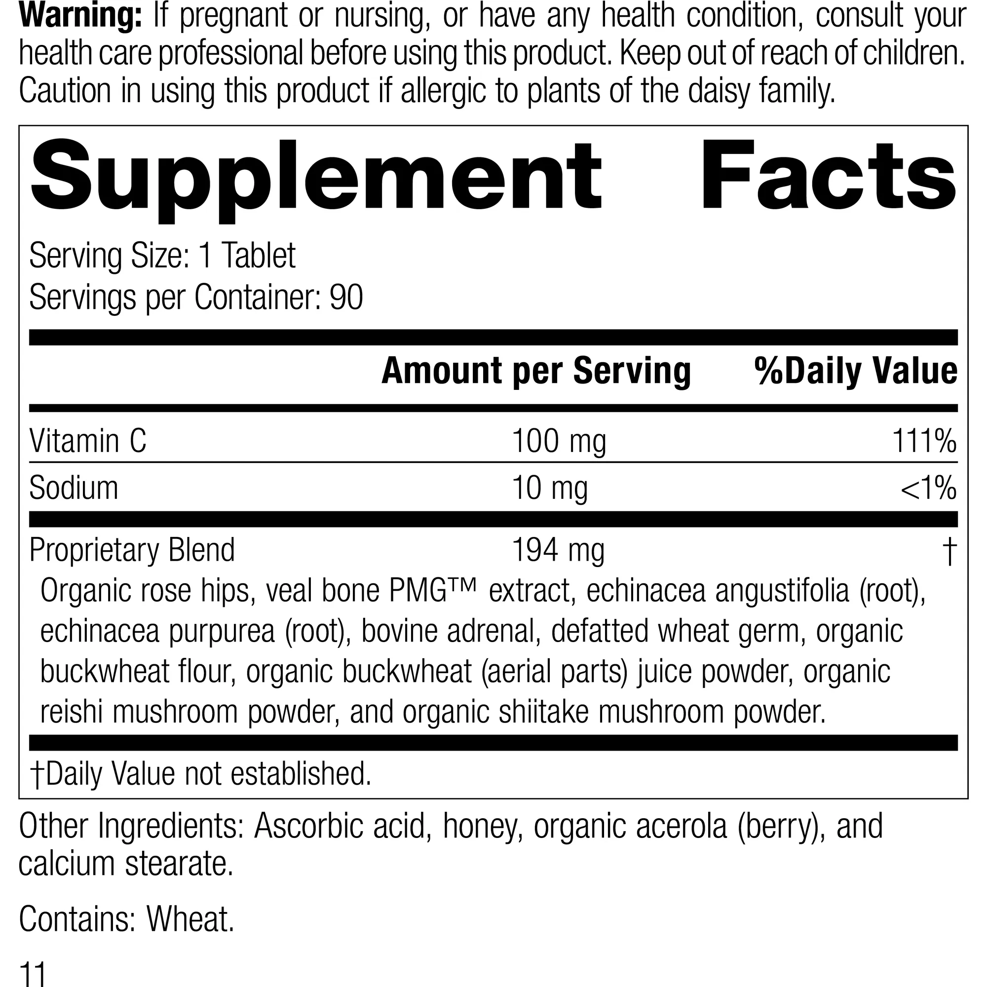 C Synergy. 90 Tablets