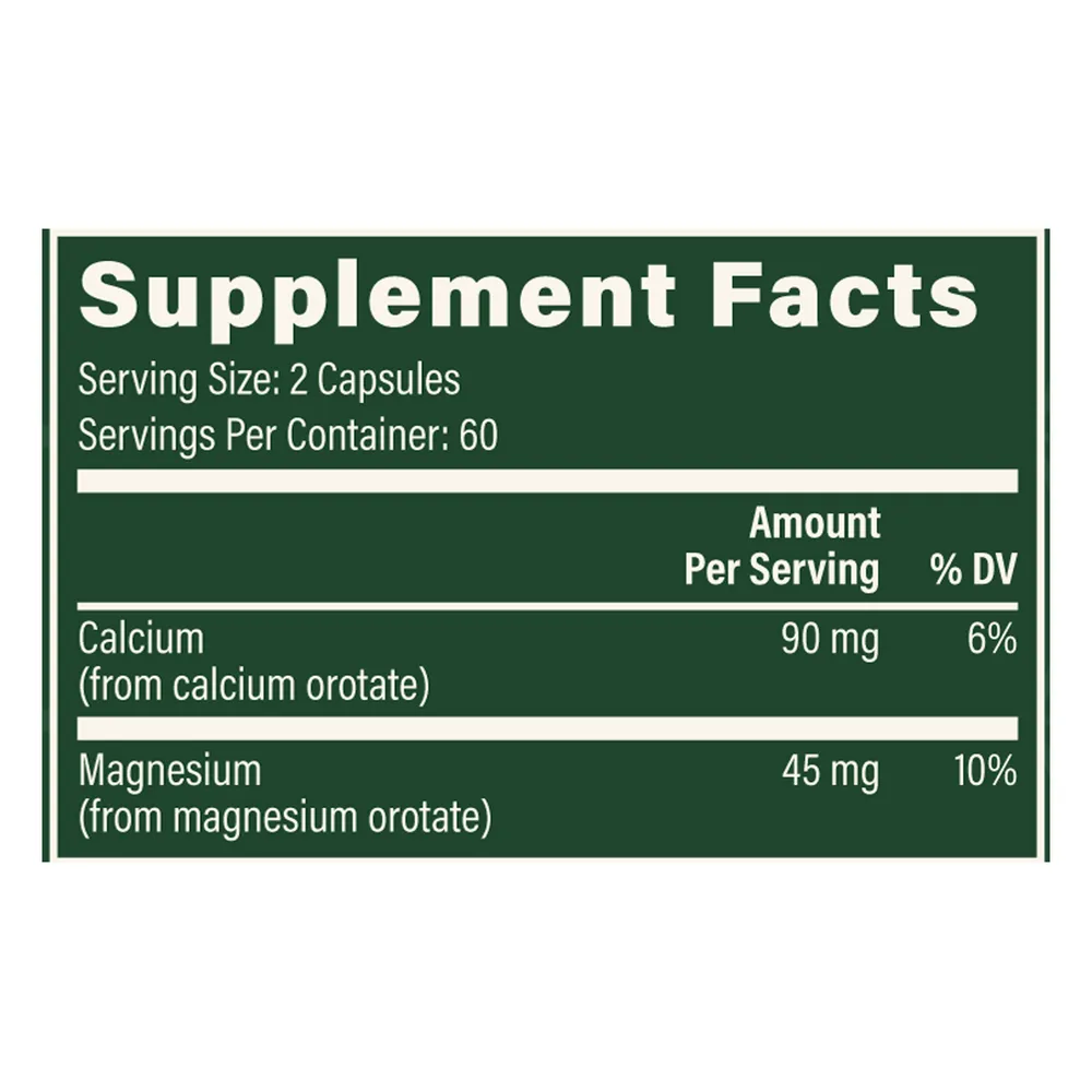 Calcium & Magnesium 120 caps by Global Healing