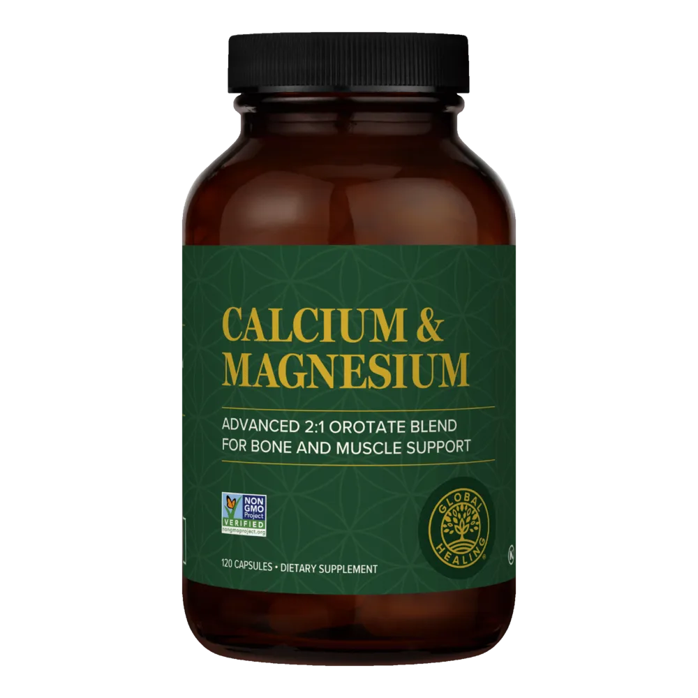 Calcium & Magnesium 120 caps by Global Healing