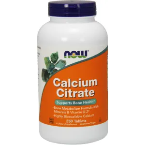 Calcium Citrate 250 tabs by NOW