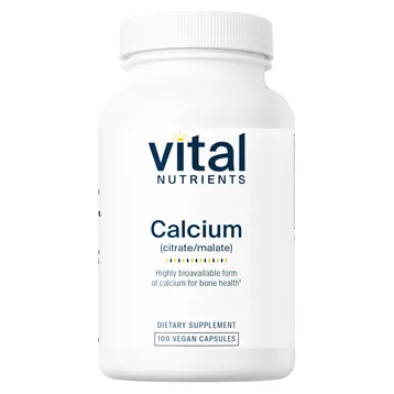 Calcium (citrate/malate) 150mg 100 vegcaps Vital Nutrients
