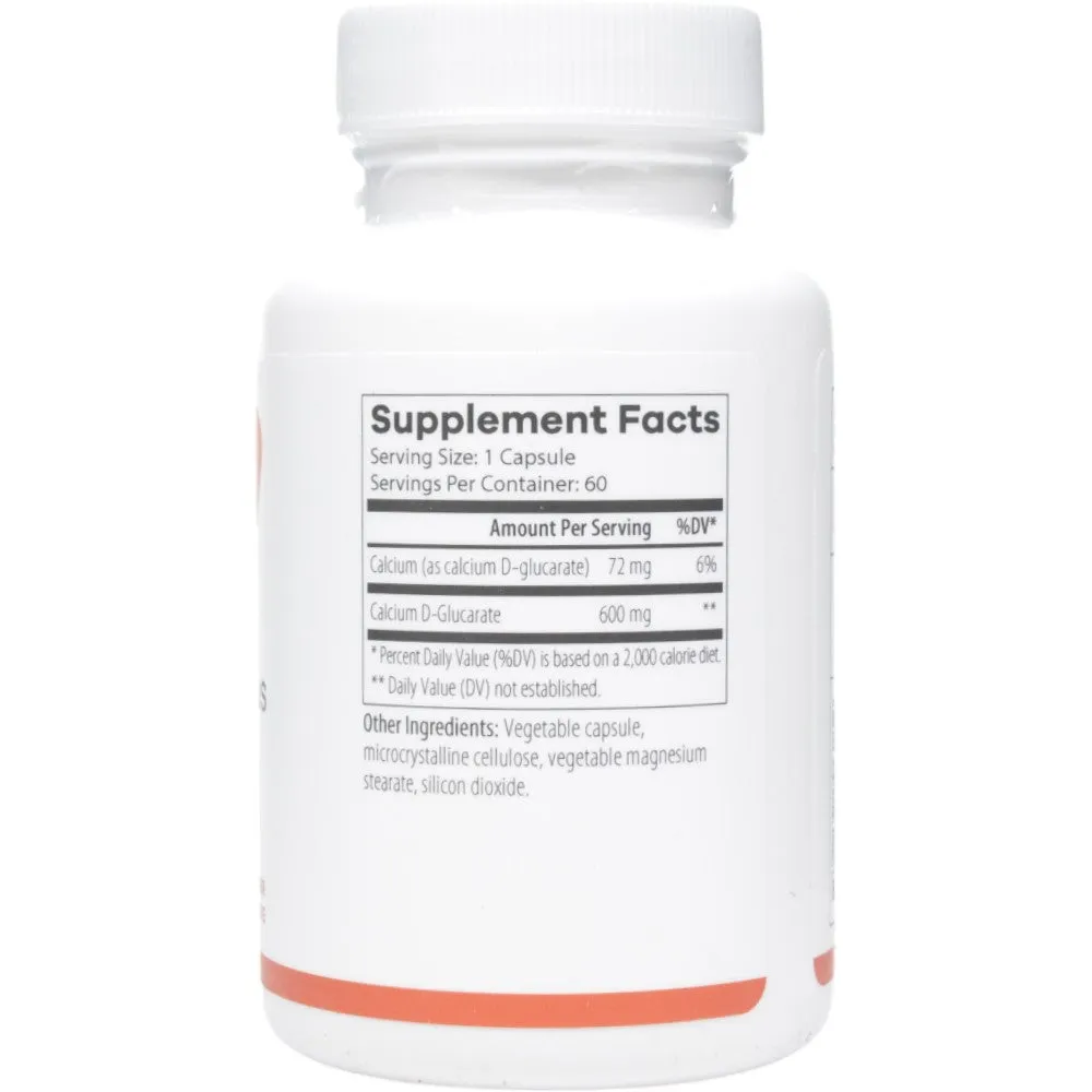 Calcium D-Glucarate Plus 60 Capsules by Nutri-Dyn