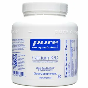 Calcium K/D 180 caps by Pure Encapsulations