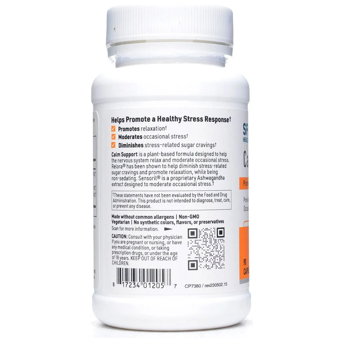 Calm Support 90 vcaps by Klaire Labs/SFI Health