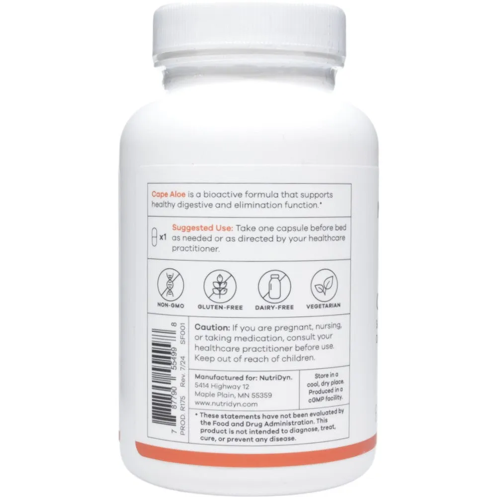 Cape Aloe 100 capsules by Nutri-Dyn